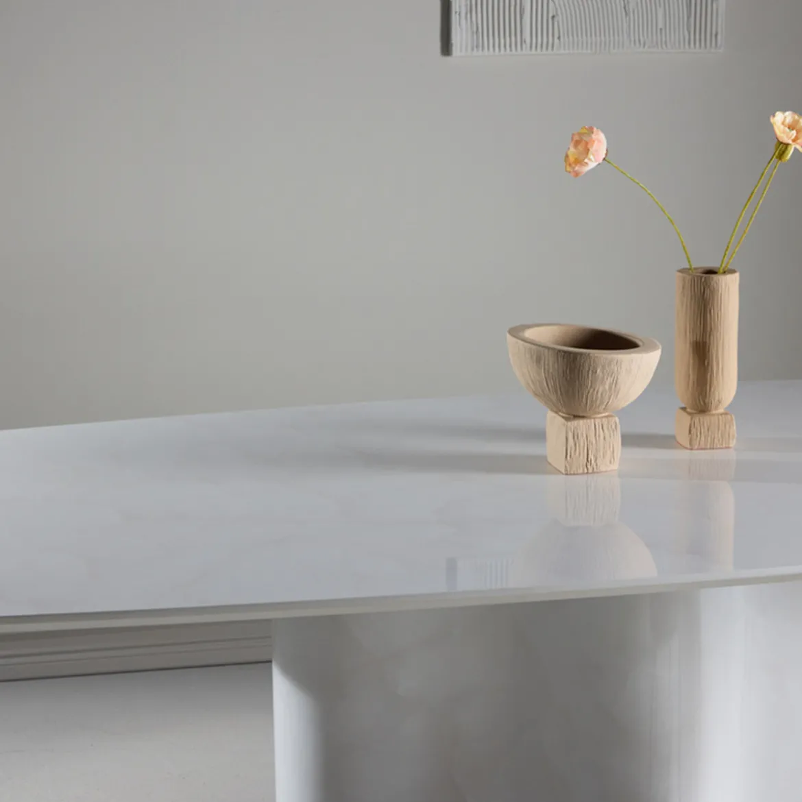 Eettafel met afgeronde hoeken - Lavis Vaddo