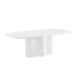 Eettafel met afgeronde hoeken - Lavis Vaddo