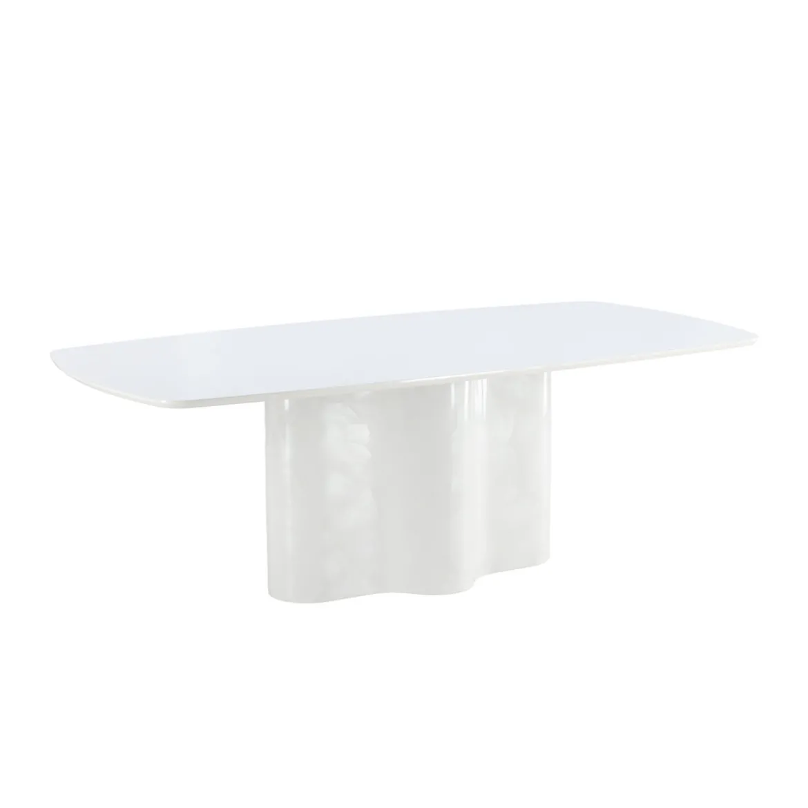 Eettafel met afgeronde hoeken - Lavis Vaddo