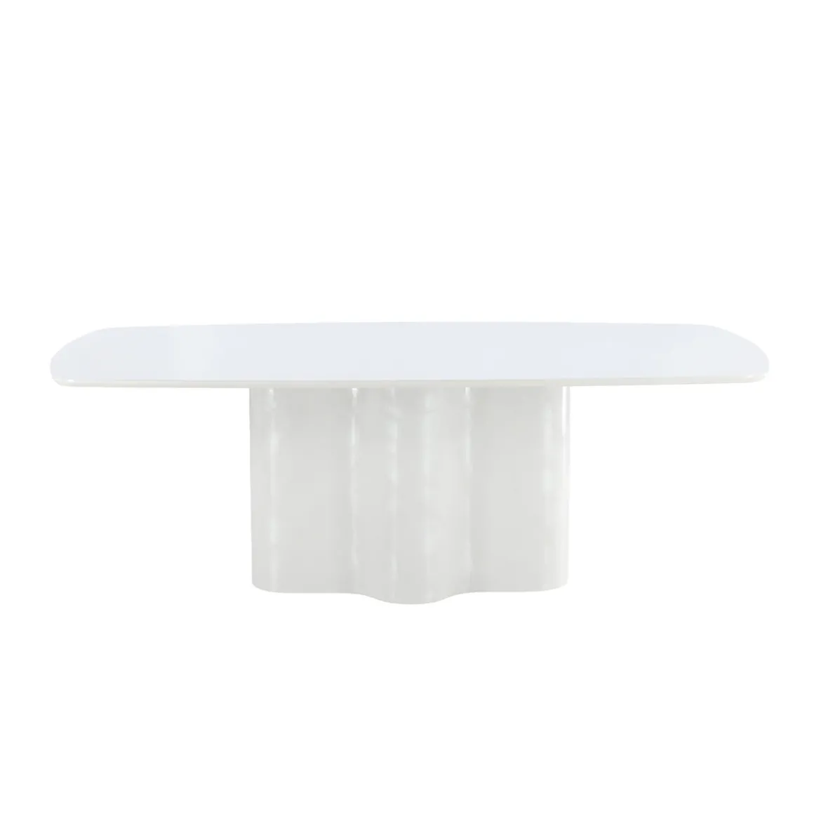 Eettafel met afgeronde hoeken - Lavis Vaddo