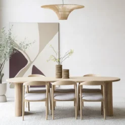 Eiken eettafel organisch - Eleonora Josh