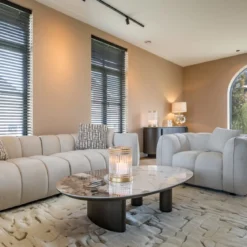 Eiken salontafel met keramiek - Richmond Interiors Langford