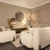 Eiken TV-meubel met travertine - Richmond Interiors Ritz
