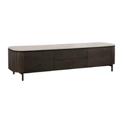 Eiken TV-meubel met travertine - Richmond Interiors Ritz