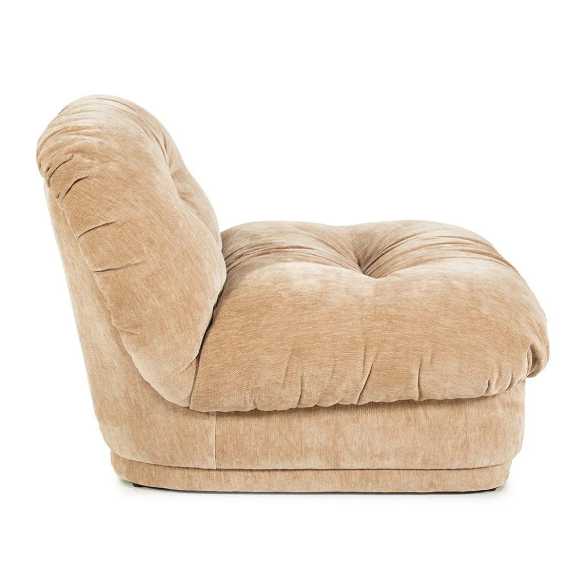 Fauteuil met geplooide stof - By-Boo Nook