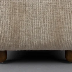 Fauteuil met houten armleuning - Dutchbone Robinson