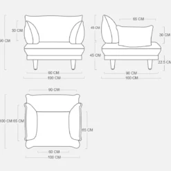 Fauteuil voor buiten met armleuningen - Fatboy Paletti Lounge Chair