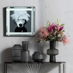 Glazen vaas Art Deco - Kare Design Roulette 41