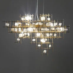 Gouden design hanglamp - Kare Design Stone Mobile