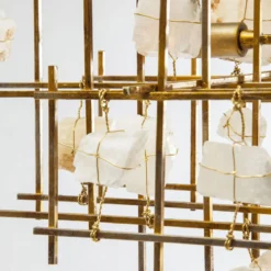 Gouden design hanglamp - Kare Design Stone Mobile