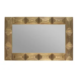 Gouden design spiegel - Dutchbone Volan