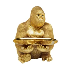 Gouden gorilla met dienblad - Kare Design Gorilla Butler