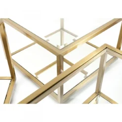 Gouden salontafelset - Kare Design Luigi Gold