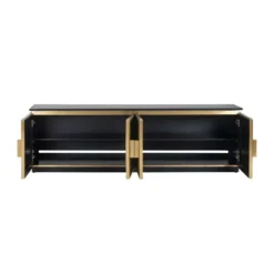 Gouden tv-dressoir met ribbels - Richmond Interiors Ironville