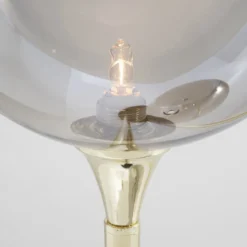 Gouden vloerlamp met glas - Kare Design Al Capone