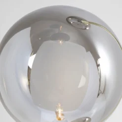 Gouden vloerlamp met glas - Kare Design Al Capone