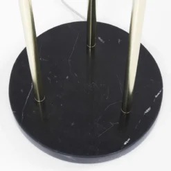 Gouden vloerlamp met glas - Kare Design Al Capone