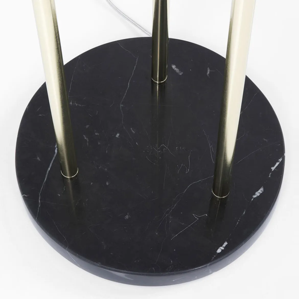 Gouden vloerlamp met glas - Kare Design Al Capone