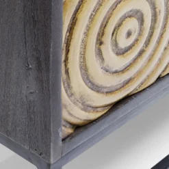 Gouden wandkast snijwerk - Kare Design Circulo
