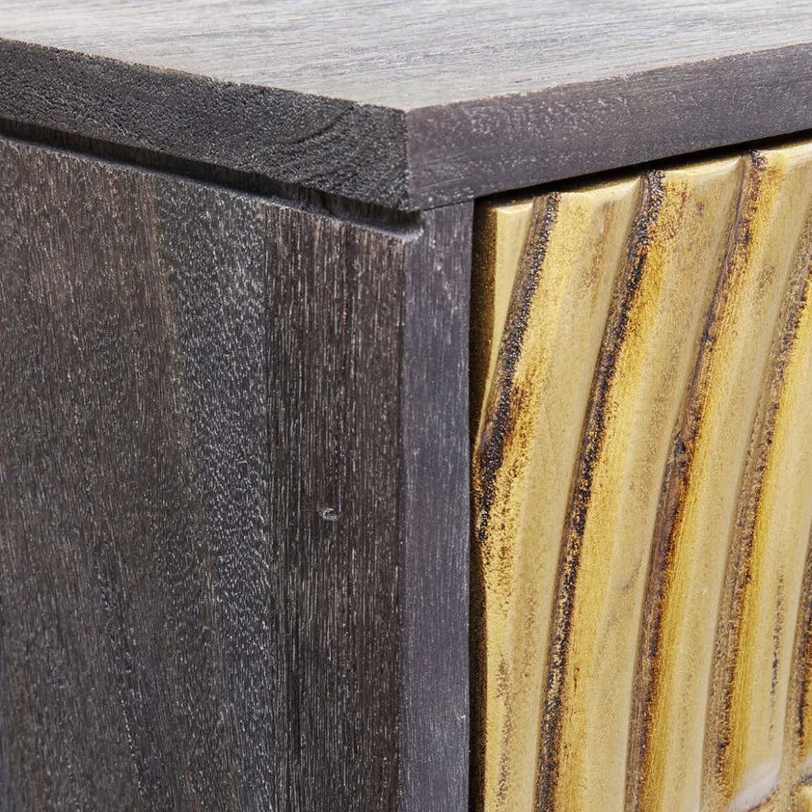 Gouden wandkast snijwerk - Kare Design Circulo