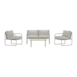 Grijze loungeset met kussens - Lavis Thassos