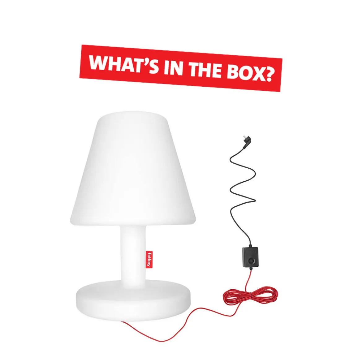 Grote buiten lamp draadloos - Fatboy Edison the Grand
