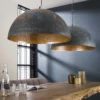 Grote hanglamp rond industrieel - Santa Punch