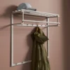 Grote kapstok beige met hoedenplank - Bodio Buis