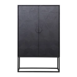 Grote kast zwart hout - Richmond Interiors Blax