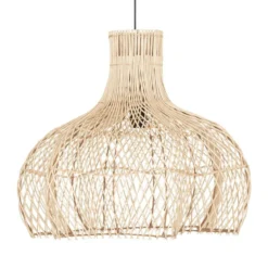 Grote rieten lamp pitriet - Must Living Figueretas
