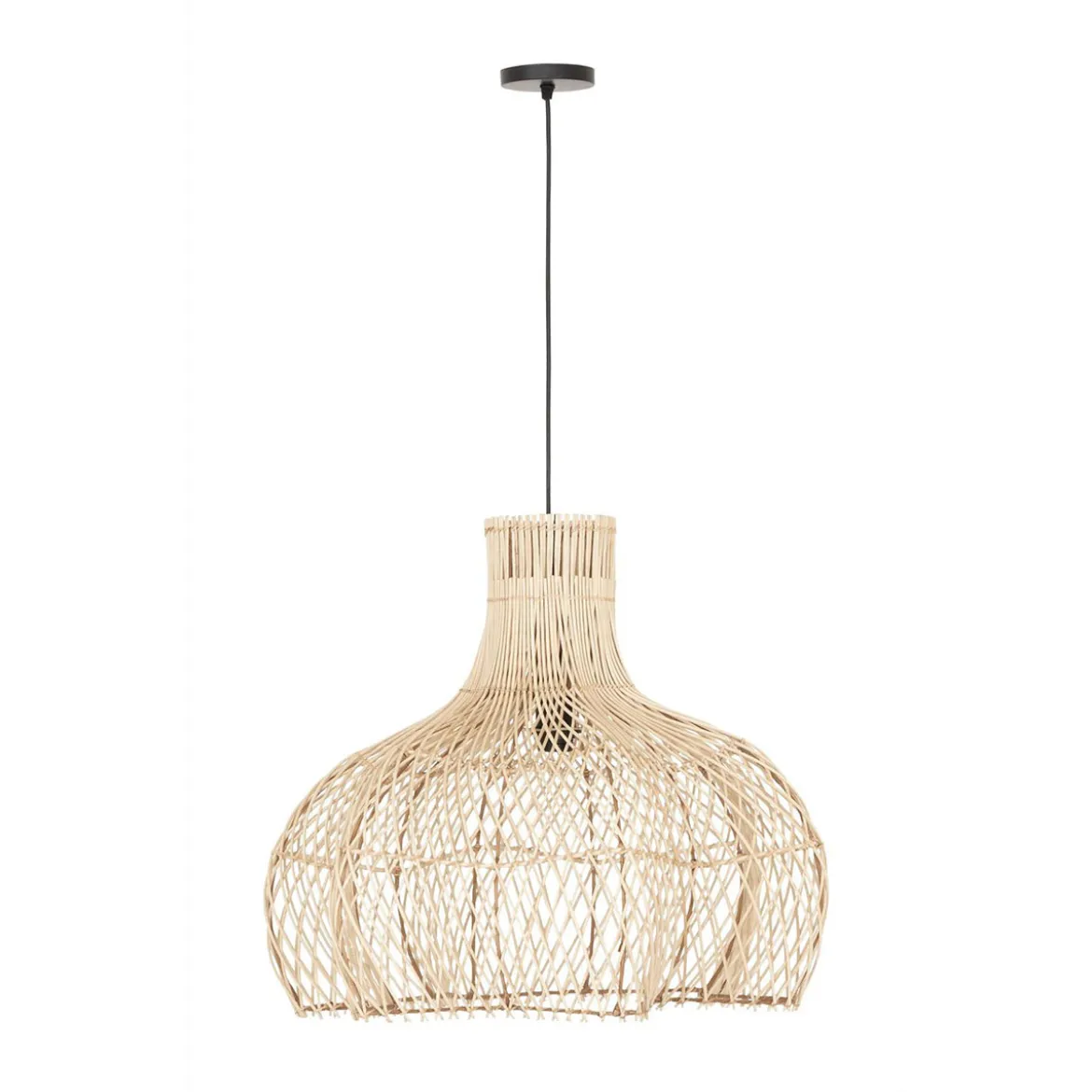 Grote rieten lamp pitriet - Must Living Figueretas