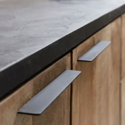 Hangend tv-meubel teak en mortex - DTP Home Soho
