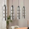 Hanglamp eettafel glazen cyclinders - Santa Cylinder Glas