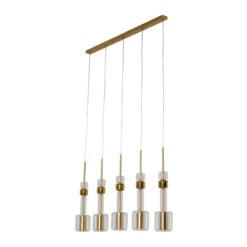 Hanglamp goud en glas 103 cm - Kare Design Candy Bar Gold
