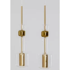 Hanglamp goud en glas 103 cm - Kare Design Candy Bar Gold
