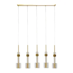 Hanglamp goud en glas 103 cm - Kare Design Candy Bar Gold
