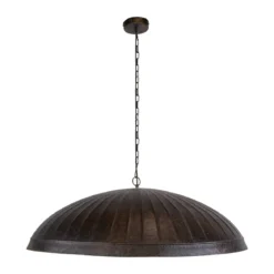 Hanglamp met brede halfronde kap - Santa Guard
