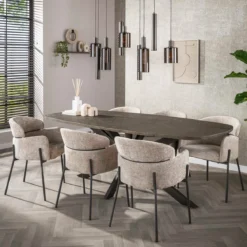 Hanglamp met cilindervormige glazen - Santa Sepiora