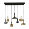 Hanglamp met glazen karaffen - Santa Karaf