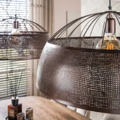 Hanglamp open met patroon - Santa Screen