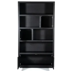 Hoge kast zwart eiken 120 cm - Eleonora Helsinki