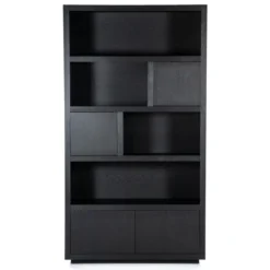 Hoge kast zwart eiken 120 cm - Eleonora Helsinki