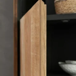 Hoge teak kast met vakken - DTP Home Metropole