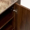 Hout dressoir met marmer - Kare Design Ruben