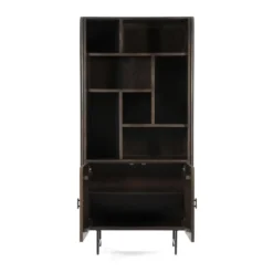 Houten boekenkast met latjes - Eleonora Remi