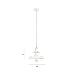 Houten hanglamp walnoot - Dutchbone Cath Walnut