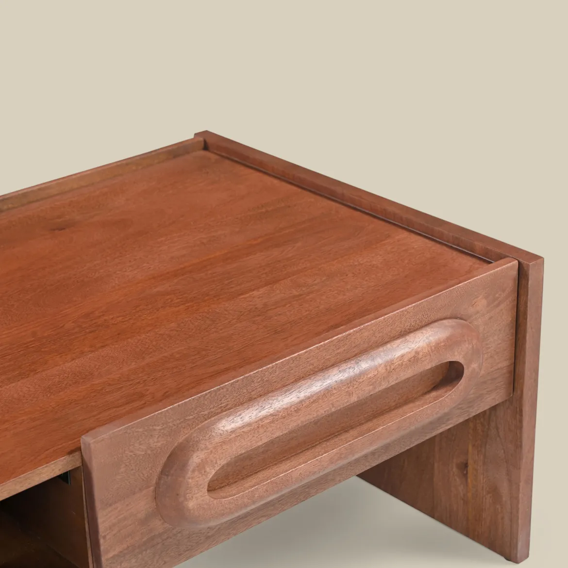 Houten salontafel vintage design - Bodio Bruce
