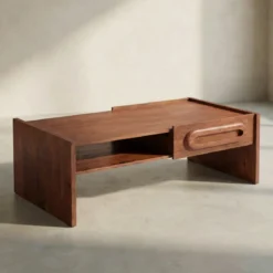 Houten salontafel vintage design - Bodio Bruce