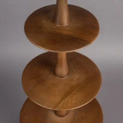 Houten vloerlamp walnoot - Dutchbone Cath Walnut