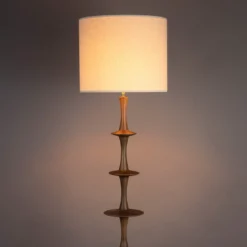 Houten vloerlamp walnoot - Dutchbone Cath Walnut